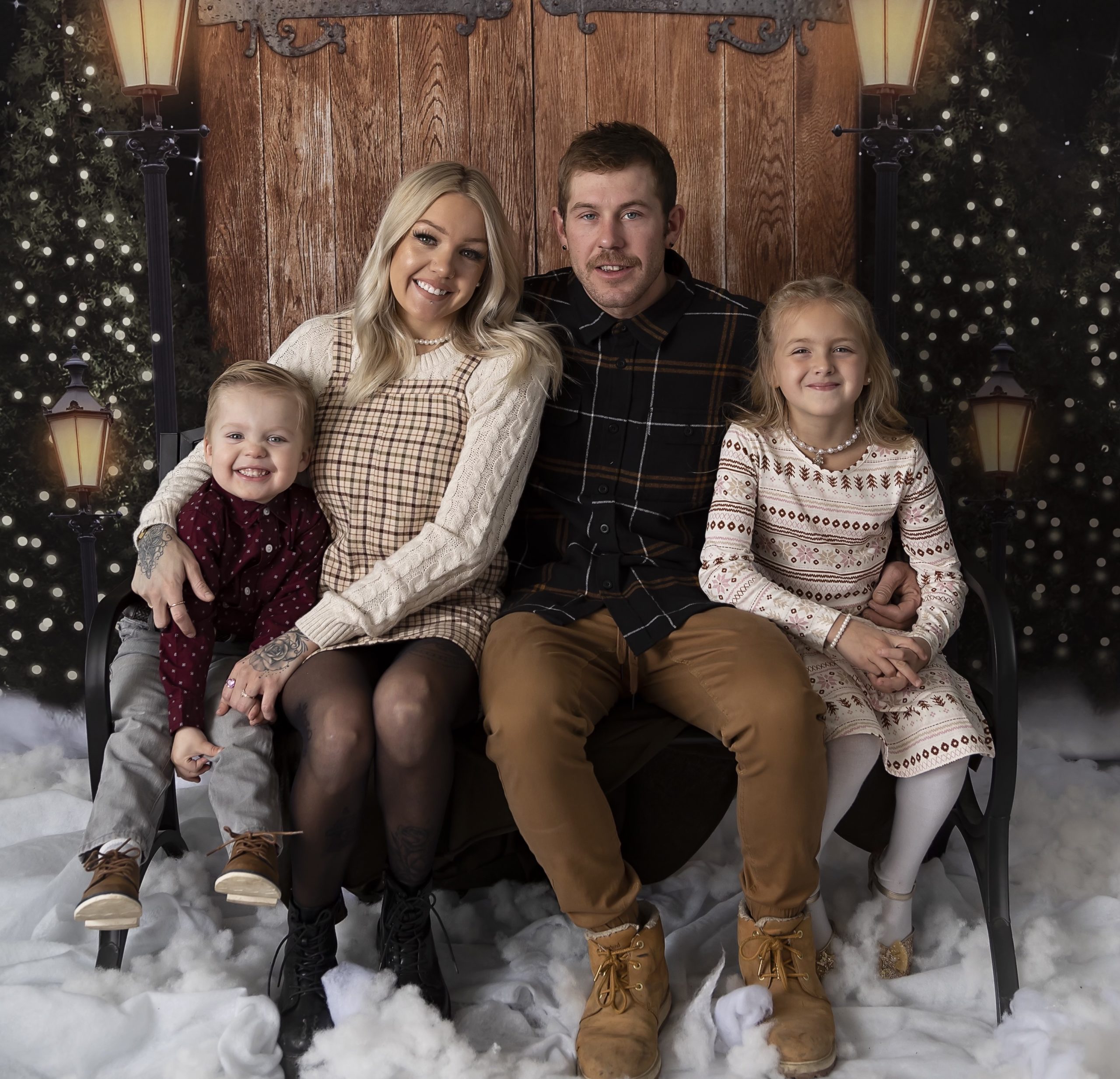 Brady Macdonald and his family